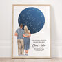Personalised Couple Star Map Print, thumbnail 1 of 12