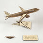 Airbus A320 Neo Model Plane Personalised Wooden Kit, thumbnail 6 of 10