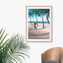 Go Longboarding Travel Poster Art Print, thumbnail 4 of 8