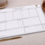 Habit Tracker Personalised Weekly Planner Desk Pad, thumbnail 2 of 4