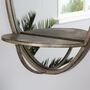 Rounded Wall Mirror With Shelf, thumbnail 6 of 6
