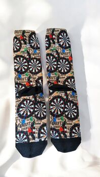 Dartboard Socks Gift Set – Handcrafted Box Gift And Tag, 2 of 10