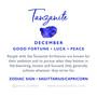 Birthstone Crystal Bracelet Gift December Tanzanite, thumbnail 3 of 4