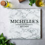 Personalised Christmas Glass Chopping Board, thumbnail 2 of 5