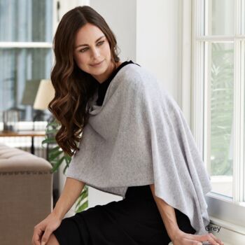 Lucy Four Way Cashmere Poncho, 5 of 12