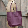 Leather Tote Shopper Winter Colours, thumbnail 3 of 12