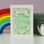 Personalised Papercut Happy Easter Card, thumbnail 6 of 8