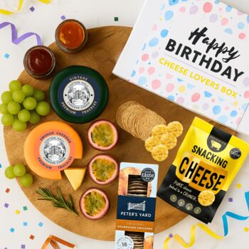 Birthday Cheese Gift Present Box Happy Birthday, 2 of 2