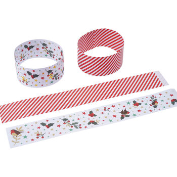Pack Of 100 Winter Robin Christmas Paper Chains, 2 of 5