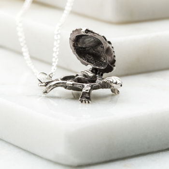 Tortoise And The Hare Charm Necklace, 4 of 7