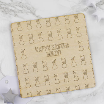 Personalised Wooden Easter Card, 4 of 4