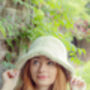 Green Fluffy Bucket Hat, thumbnail 2 of 4