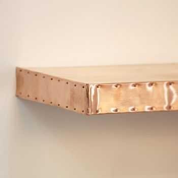 Hand Finished Copper Shelf, 4 of 4
