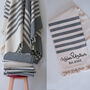Anniversary Gift Set, Beach Towel And Leather Strap, thumbnail 7 of 9