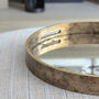 Antique Gold Round Distressed Effect Tray, thumbnail 3 of 3