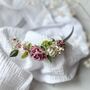 Dusty Pink And White Floral Headband, thumbnail 2 of 6