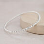 Sterling Silver Chunky Twist Bangle, thumbnail 1 of 4