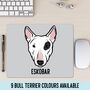 Bull Terrier Face Mouse Mat, thumbnail 1 of 4