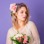 Maurelle Peony Daisy And Berry Headpiece And Corsage, thumbnail 4 of 9