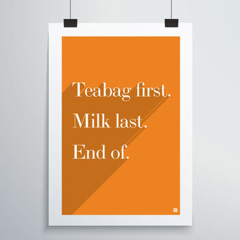 Teabag First Print, 7 of 12