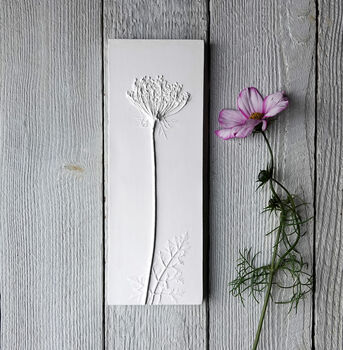 Queen Anne's Lace No.Three Plaster Cast Plaque, 2 of 7