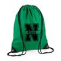 Personalised Initial And Name School Drawstring Rucksack, thumbnail 1 of 8
