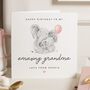 Personalised Grandma Birthday Card From Grandchild, thumbnail 1 of 7