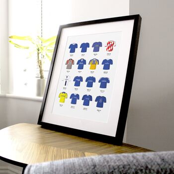 Classic Football Kits Team Print, 8 of 12