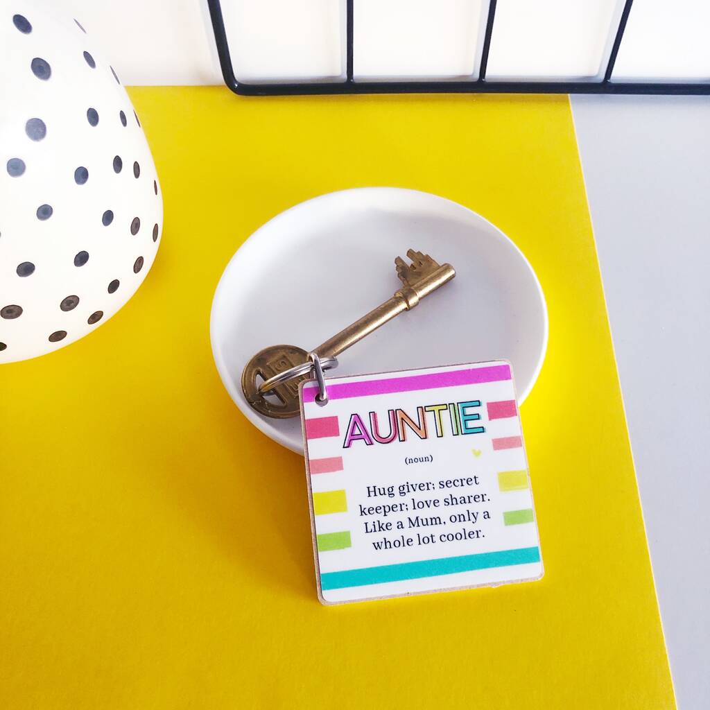 Image of Awesome Auntie Keyring