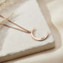 Personalised Crescent Moon Necklace, thumbnail 7 of 12