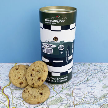 Classic Racing Car Caramel And Sea Salt Biscuits, 2 of 3