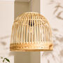 Bamboo Dome Cage Easy Fit Ceiling Shade, thumbnail 1 of 4