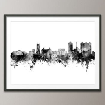 Scunthorpe Skyline Cityscape Art Print, 4 of 7