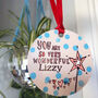 Personalised Wonderful Person Decoration, thumbnail 1 of 7
