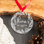 Personalised New Baby's First Christmas Ornament, thumbnail 4 of 5