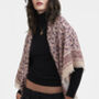 Paisley Folk Caramel Square Scarf, thumbnail 1 of 8