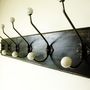 Traditional Vintage Painted Wooden Coat Rack, thumbnail 1 of 6