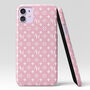 Personalised Pink Initials Pattern Phone Case, thumbnail 4 of 6