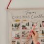 Personalised Reusable Fabric Christmas Advent Calendar, thumbnail 3 of 4