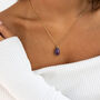 Amethyst Pendant Necklace, thumbnail 2 of 3