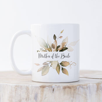Floral Bridal Party Personalised Mugs, 2 of 6