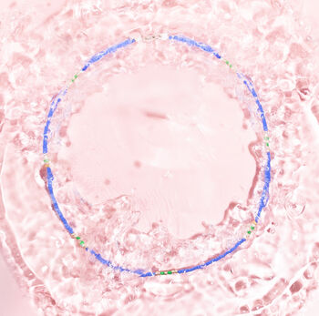 Sapphire Blue Intricate Bead Necklace, 2 of 2