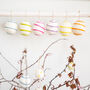 Set Of Felt Easter Egg Hanging Decorations, thumbnail 6 of 8