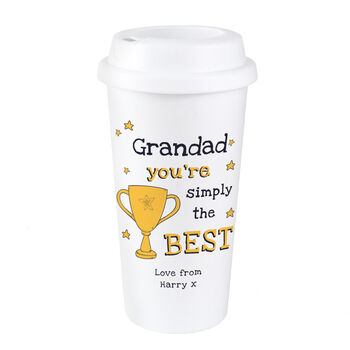 Personalised Travel Mug Gifts You Are The Best, 3 of 4