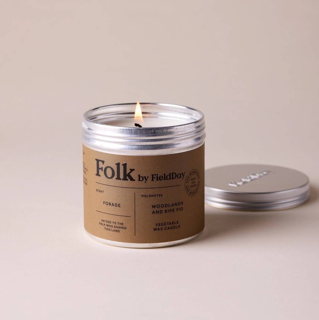 Woodlands And Ripe Figs Tin Candle, 1 of 3