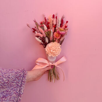 Valentines Dried Flower Bouquet, 4 of 10