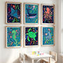 Sea Life Animal Nursery Prints, thumbnail 1 of 12