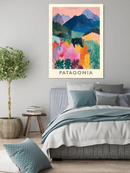 Patagonia Mountain Art Print, 3 of 3