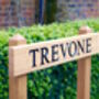 Personalised Wooden House Sign On Posts, thumbnail 2 of 3