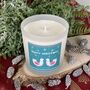 Personalised Festive Turkey Christmas Home Candle, thumbnail 2 of 10